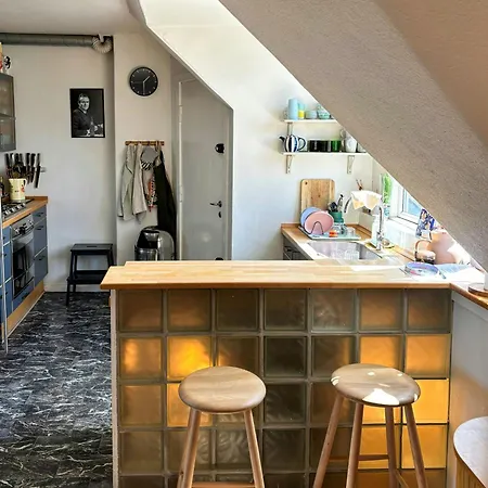 Bright Flat With Skyline And Norrebro Views Copenhagen